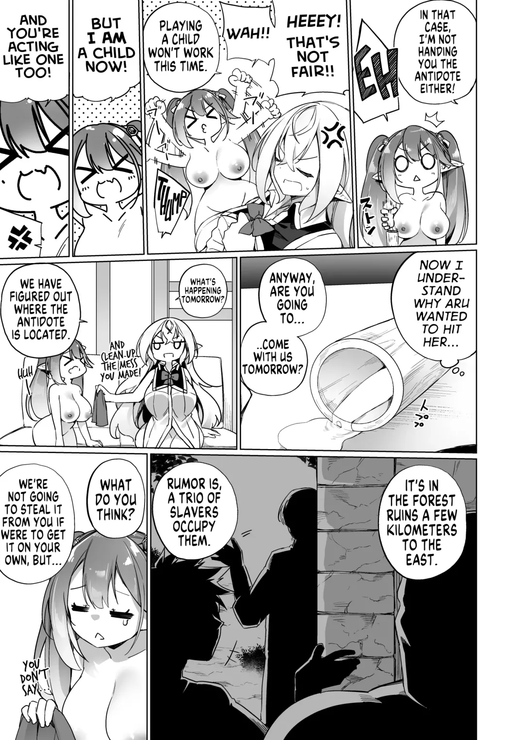 [Kanmuri] Mesugaki Elf ni Natta Don 2 Elf-ka no Kusuri part 3 | A Bandit Chief Who Turned Into a Bratty Elf Girl 2 Elvification Drug part 3 Fhentai - Page 17