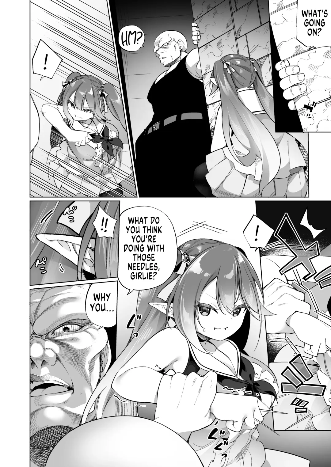 [Kanmuri] Mesugaki Elf ni Natta Don 2 Elf-ka no Kusuri part 3 | A Bandit Chief Who Turned Into a Bratty Elf Girl 2 Elvification Drug part 3 Fhentai - Page 20