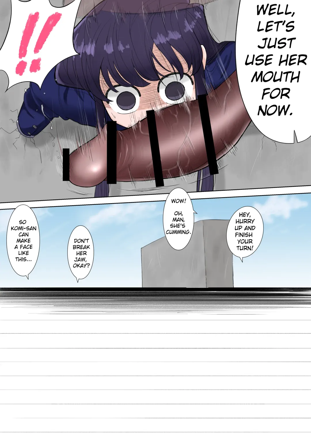 Komi-san - Ass in Wall Fhentai - Page 4