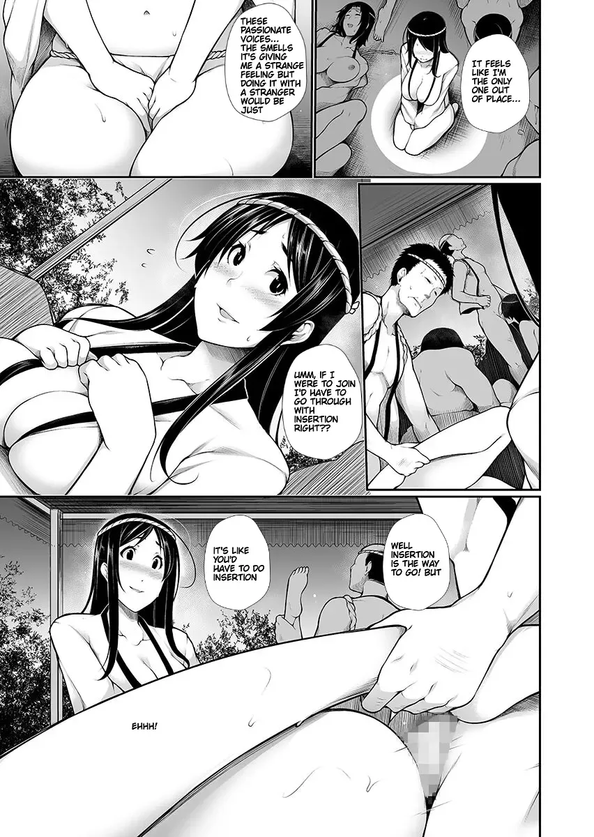 [Sakamata Nerimono] H e no Hurdle ga Hiku Sugiru Mura ~Joshidaisei ga Natsuyasumi ni Otozureta no wa Daretodemo Yacchau Mura Deshita~ Ch. 01 Fhentai - Page 17