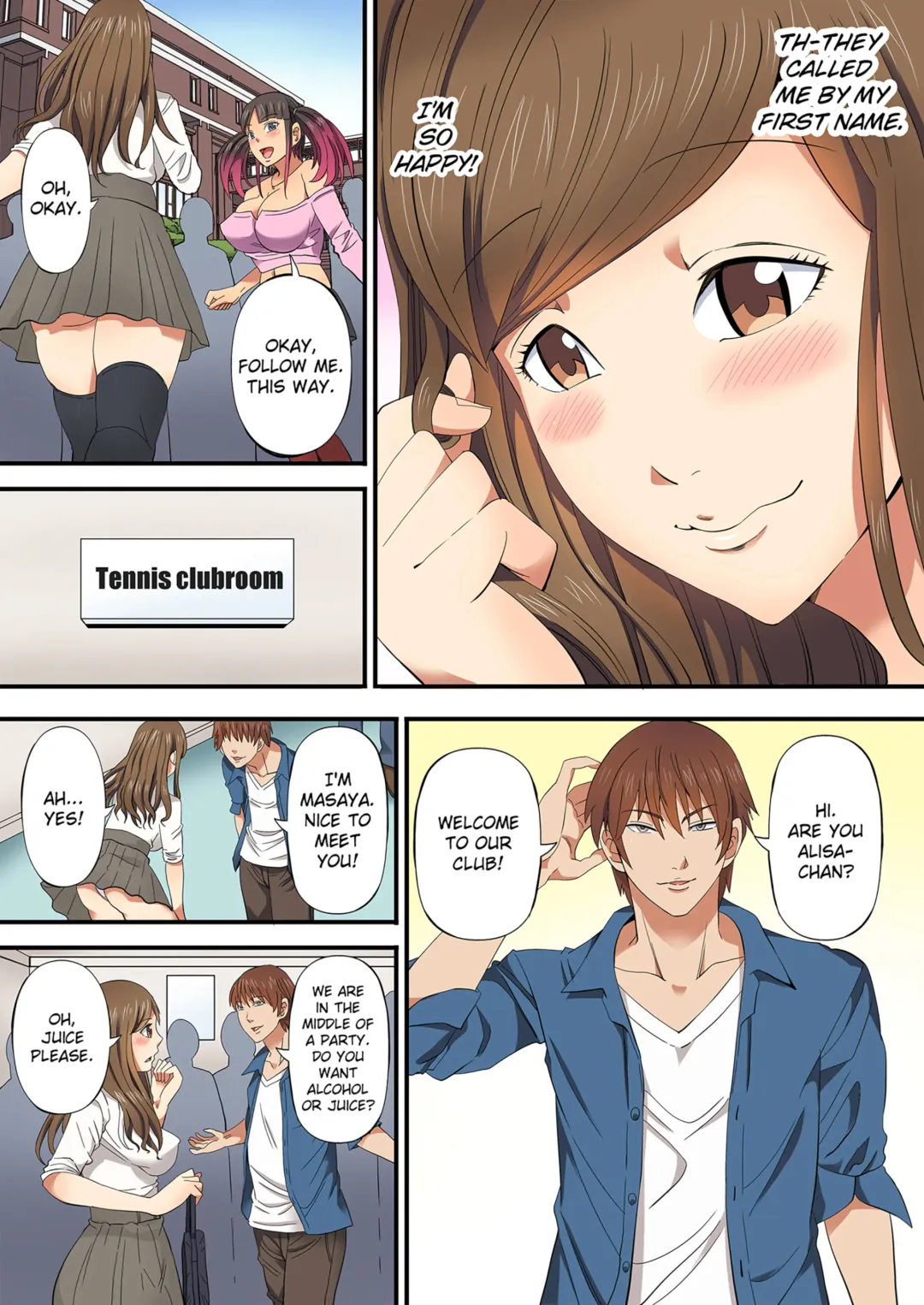 [Akiha At] Drunken Sex at the Club Welcoming Party! Volume 1 (decensored) Fhentai.net - Page 7