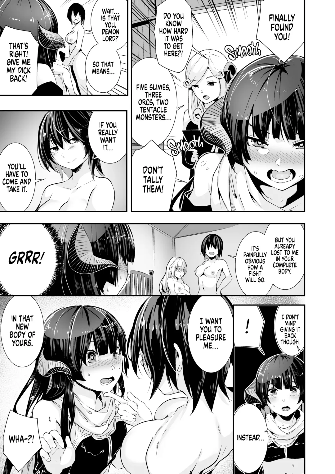 [Bota Mochito] TRANCE SEXUAL INTER WORM | A Tale of Tentacles, a Futanari Hero and a Genderbent Demon Lord (decensored) Fhentai - Page 14