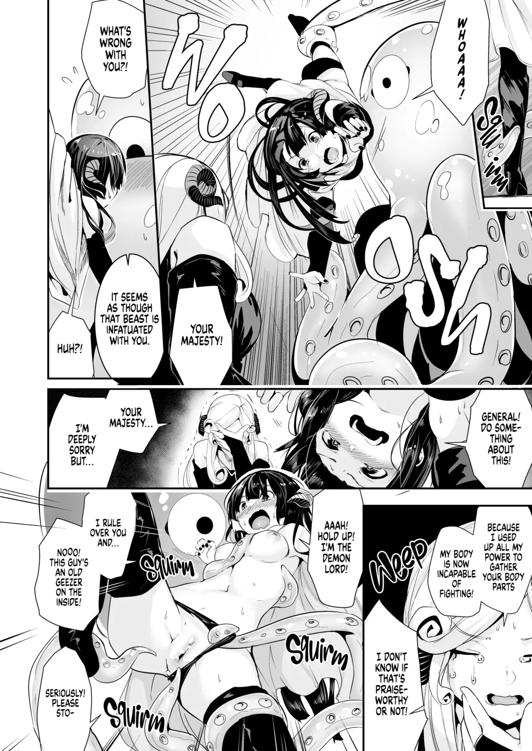 [Bota Mochito] TRANCE SEXUAL INTER WORM | A Tale of Tentacles, a Futanari Hero and a Genderbent Demon Lord (decensored) Fhentai - Page 7