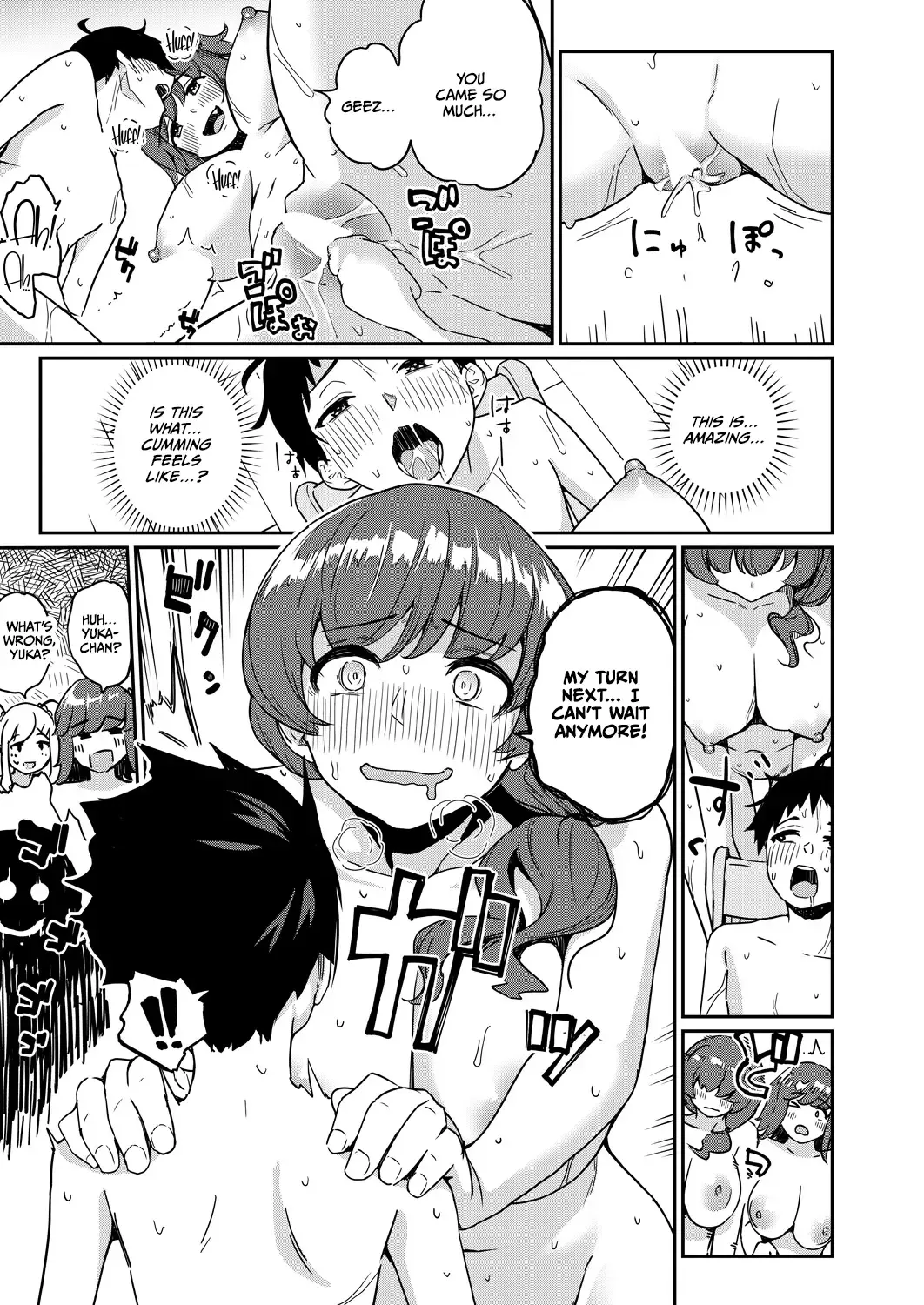 [Taro Oimo] Nanka Nee-chan-tachi ga Fudeoroshi Matsuri Toka Ii Dashita Fhentai - Page 16