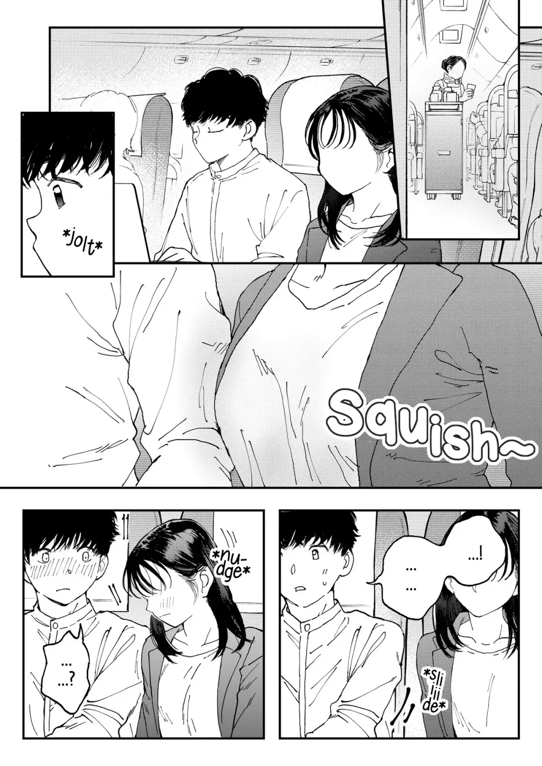 [Denbu Momo] Muramura OL-san wa Hikouki no Naka demo Seiyoku o Mitashitai | Horny OL-san, even on an Airplane, Wants To Satisfy Her Sexual Desires Fhentai - Page 13