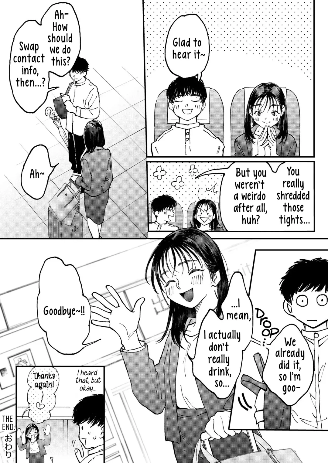 [Denbu Momo] Muramura OL-san wa Hikouki no Naka demo Seiyoku o Mitashitai | Horny OL-san, even on an Airplane, Wants To Satisfy Her Sexual Desires Fhentai - Page 45