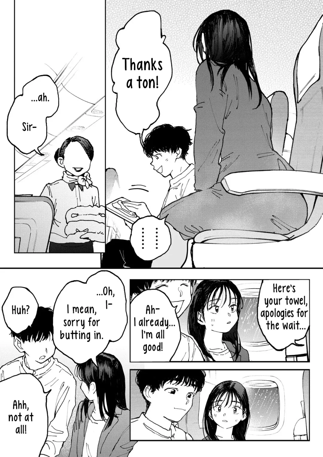 [Denbu Momo] Muramura OL-san wa Hikouki no Naka demo Seiyoku o Mitashitai | Horny OL-san, even on an Airplane, Wants To Satisfy Her Sexual Desires Fhentai - Page 6