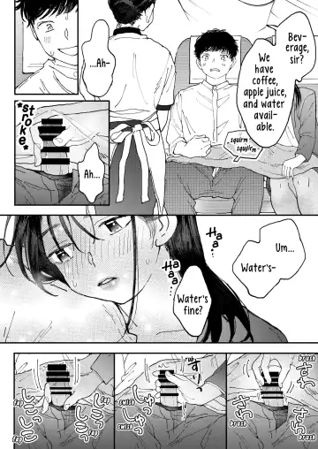 [Denbu Momo] Muramura OL-san wa Hikouki no Naka demo Seiyoku o Mitashitai | Horny OL-san, even on an Airplane, Wants To Satisfy Her Sexual Desires Fhentai - Page 17