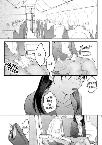 [Denbu Momo] Muramura OL-san wa Hikouki no Naka demo Seiyoku o Mitashitai | Horny OL-san, even on an Airplane, Wants To Satisfy Her Sexual Desires Fhentai - Page 24