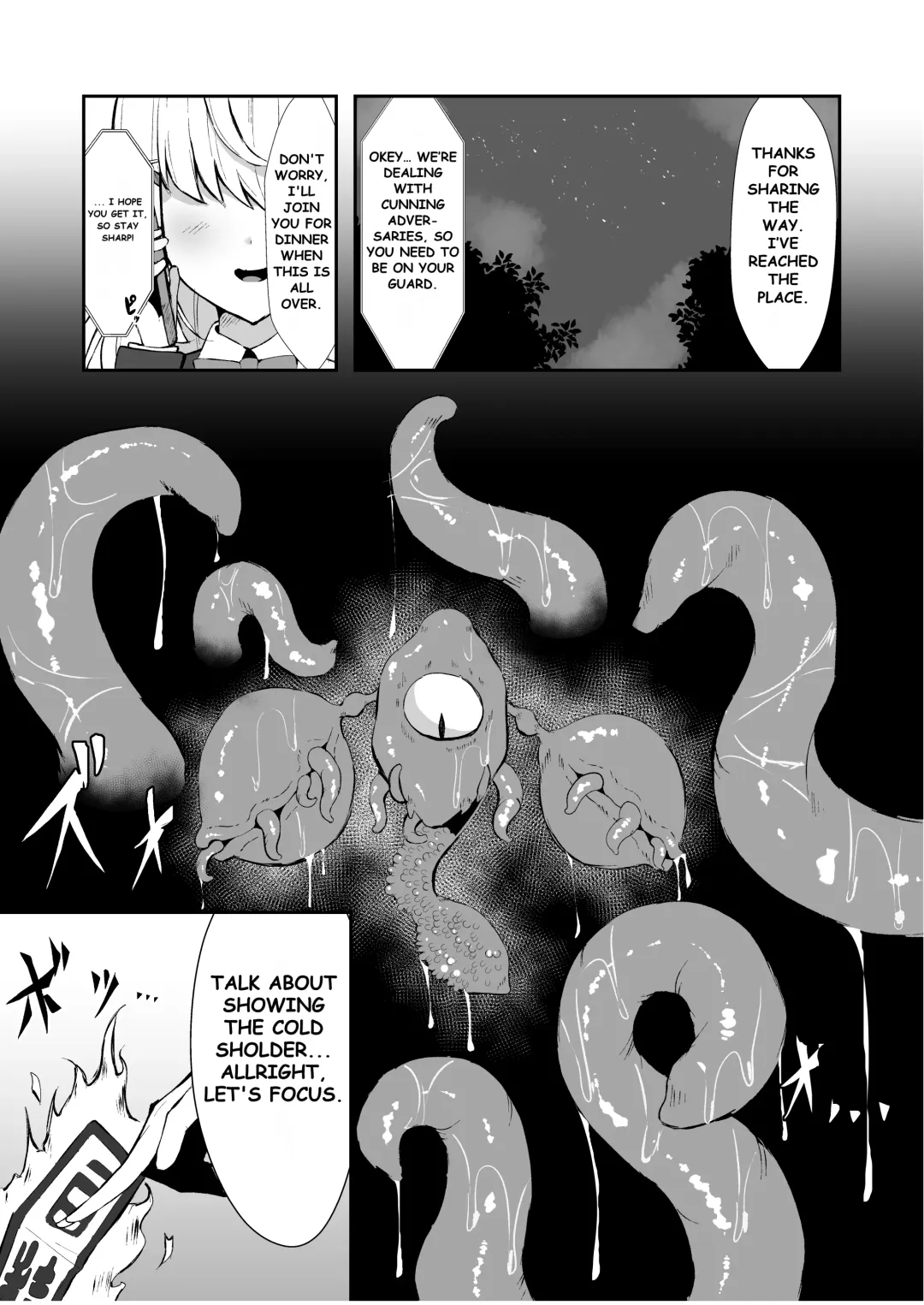 [Shiratama] Joukyuujutsushi ga Shokushu Suit de Youma ni Haika Sareru Hanashi - A story about a senior surgeon being defeated by a demon in a tentacle suit. | A High-ranked Exorcist Gets Defeated By An Apparition In A Tentacle Suit Fhentai - Page 2