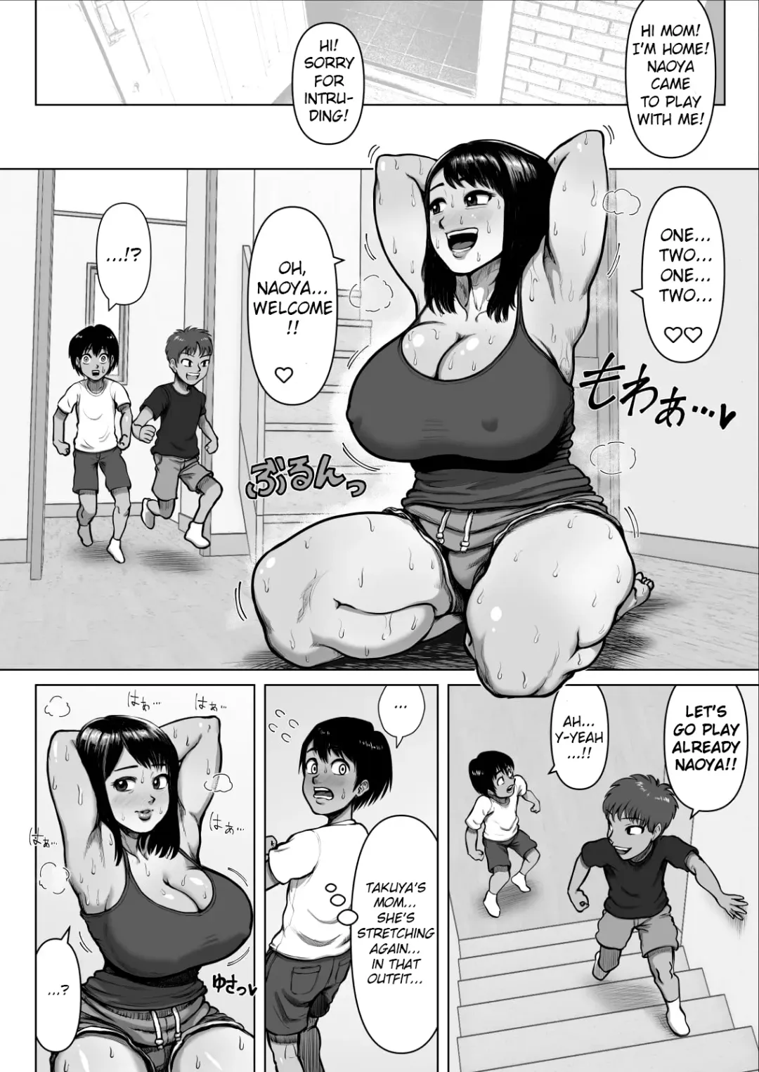 [Azamidon] Tomodachi no Mama ga Bakunyuu sugite... | My Friend's Mom has huge breasts... Fhentai.net - Page 2