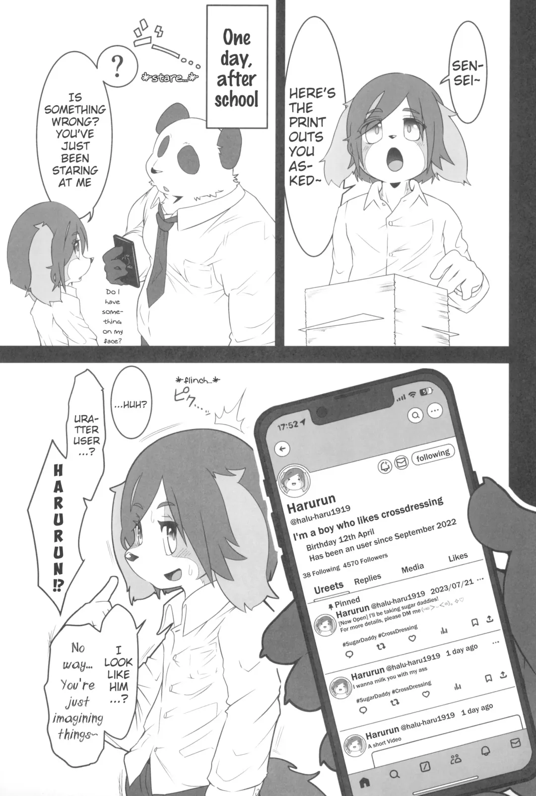 [Enryo] My Secret NSFW ***tter Account has been Found! Fhentai - Page 2