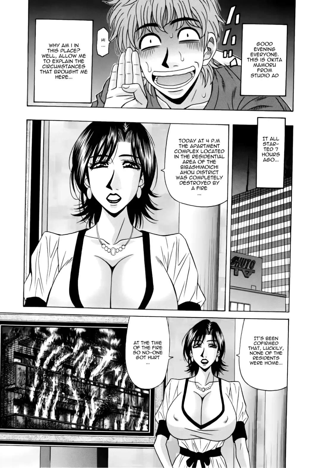 [Ozaki Akira] Hitoduma Bakunyuu Announcer Yuriko-san 1 Fhentai - Page 53