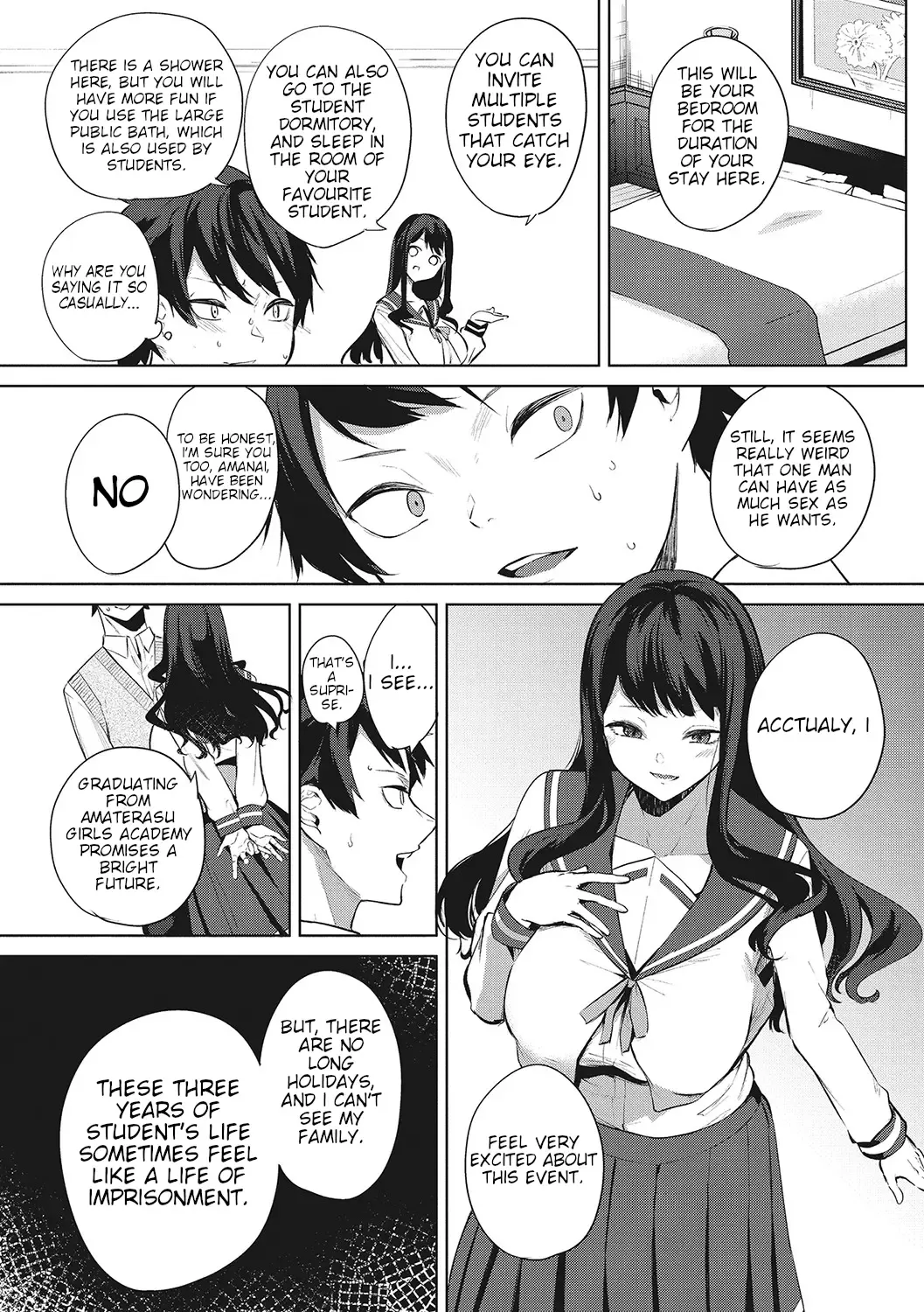[Kurokawa Otogi] Amaterasu Jogakuin Bunkasai Ch. 1 | Amaterasu Girls' Academy Culture Festival Chapter 1 Fhentai - Page 6