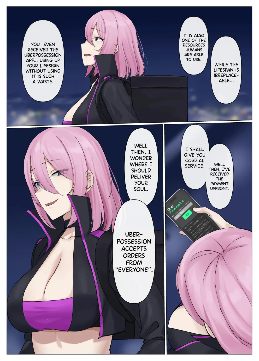 [Usagihara Kuro] Uber Hyoi - Appli Chuumon de Anata no Tamashii o Okonomi no Aite ni Otodoke Fhentai - Page 36