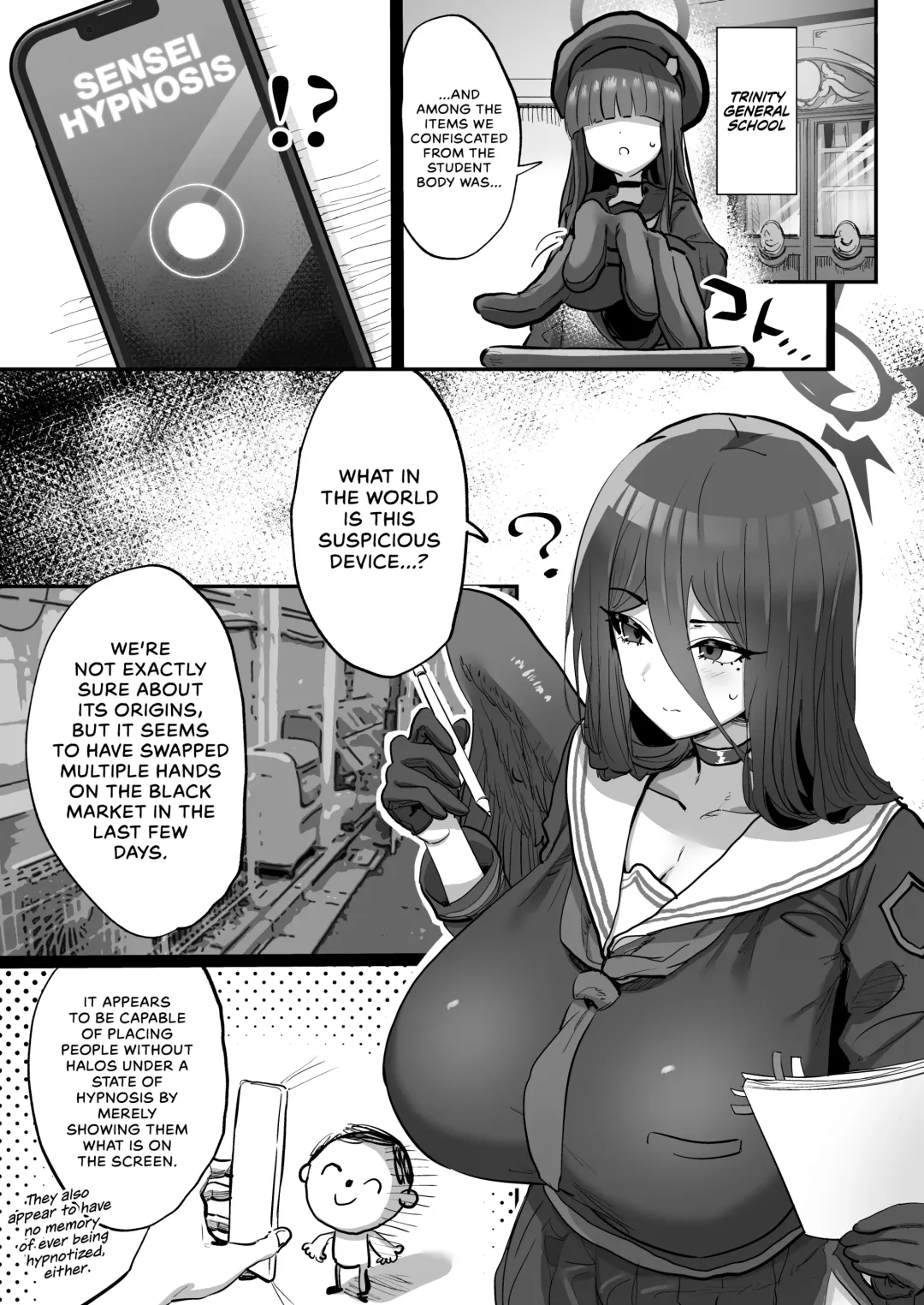 [Tenpiboshi] Sensei Saimin Smapho | Using A Smartphone App To Hypnotize Sensei Fhentai.net - Page 2