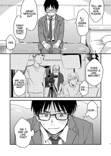 [Kosaka Tsun] Nonke Ryman ni Sharei o Chiratsukasete xx Shite Moratta | Having Sex With the Straight Salaryman by Dangling a Reward for Him Fhentai - Page 3