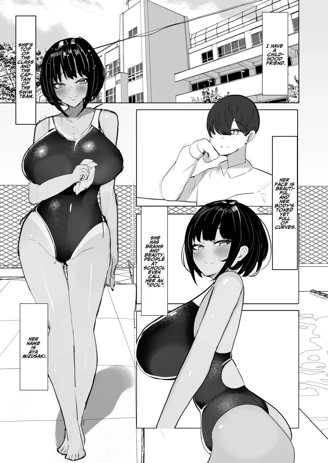 [Huwahuwa Raidou] Suieibu Shushou no Boyish Osananajimi wa Boku no Chinpo ni Dohamari Chuu | My Boyish Longtime Friend Who Is The Swimming Club Captain Is Addicted To My Dick Fhentai - Page 3