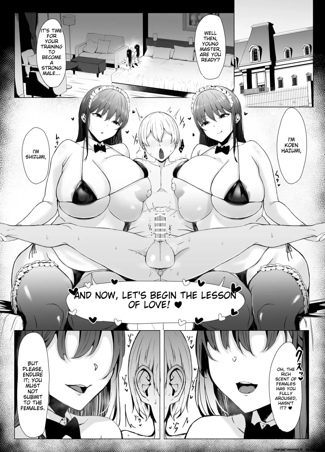 [Joucho] Koushinchou Futago Maid no Ochinpo Lesson Fhentai - Page 2