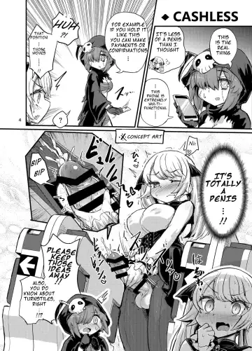 [Magifuro Konnyaku] Futanari Vampire Ojou-sama Fhentai - Page 4