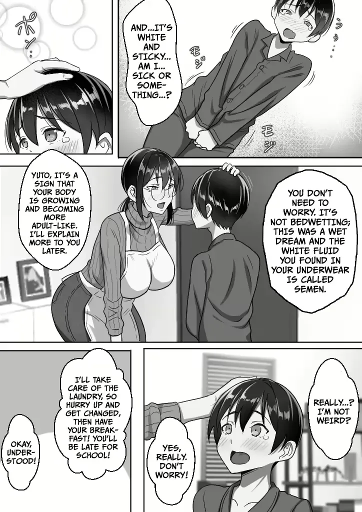 [Kishimen] Binbou Gurashi na Boshi Katei no Oyako Koubi wa Kimochi Ii. | Mother & Son Bonding in a Poor Single-Parent Household Feels Good Fhentai - Page 5