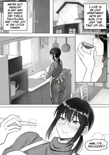 [Kishimen] Binbou Gurashi na Boshi Katei no Oyako Koubi wa Kimochi Ii. | Mother & Son Bonding in a Poor Single-Parent Household Feels Good Fhentai - Page 2