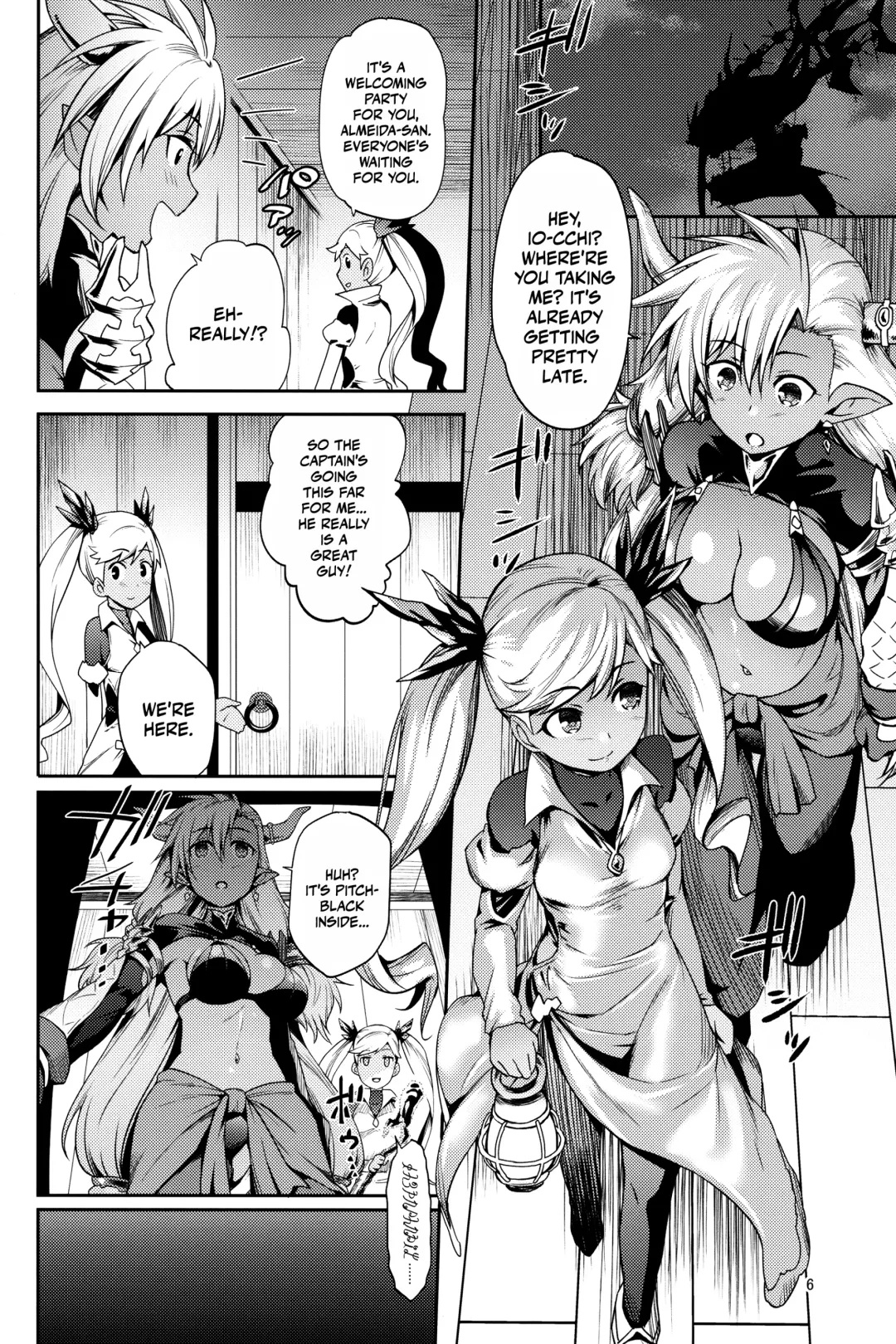 [Ono Misao] Kasshoku no Utage | A Tan-Colored Feast Fhentai - Page 5