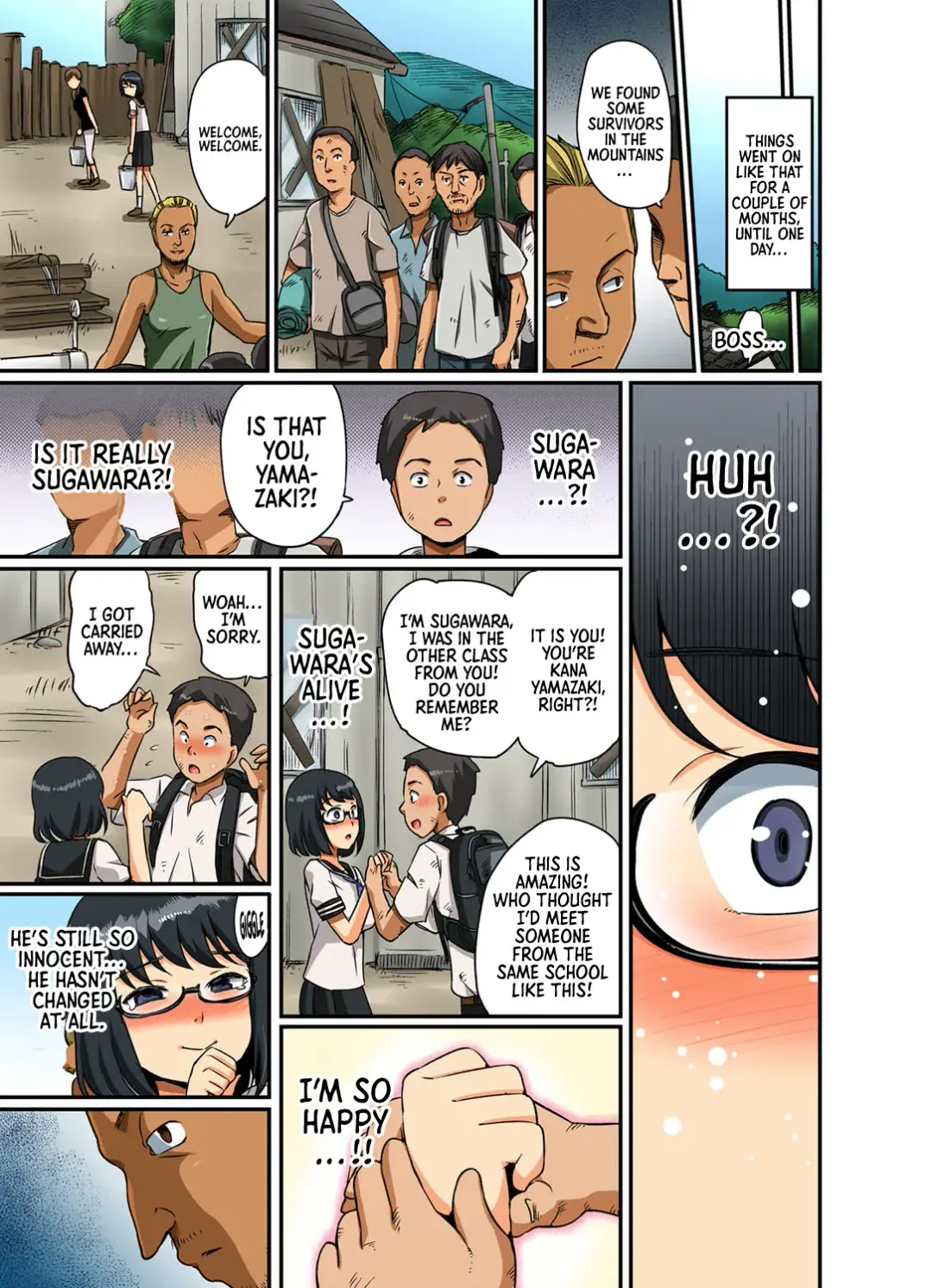 [Toilet Komoru] Ikinokori ~Zen Otoko ni Netorare Haramasareta JK~ | Survivor - High School Girl Raped and Impregnated by All Men Fhentai - Page 20