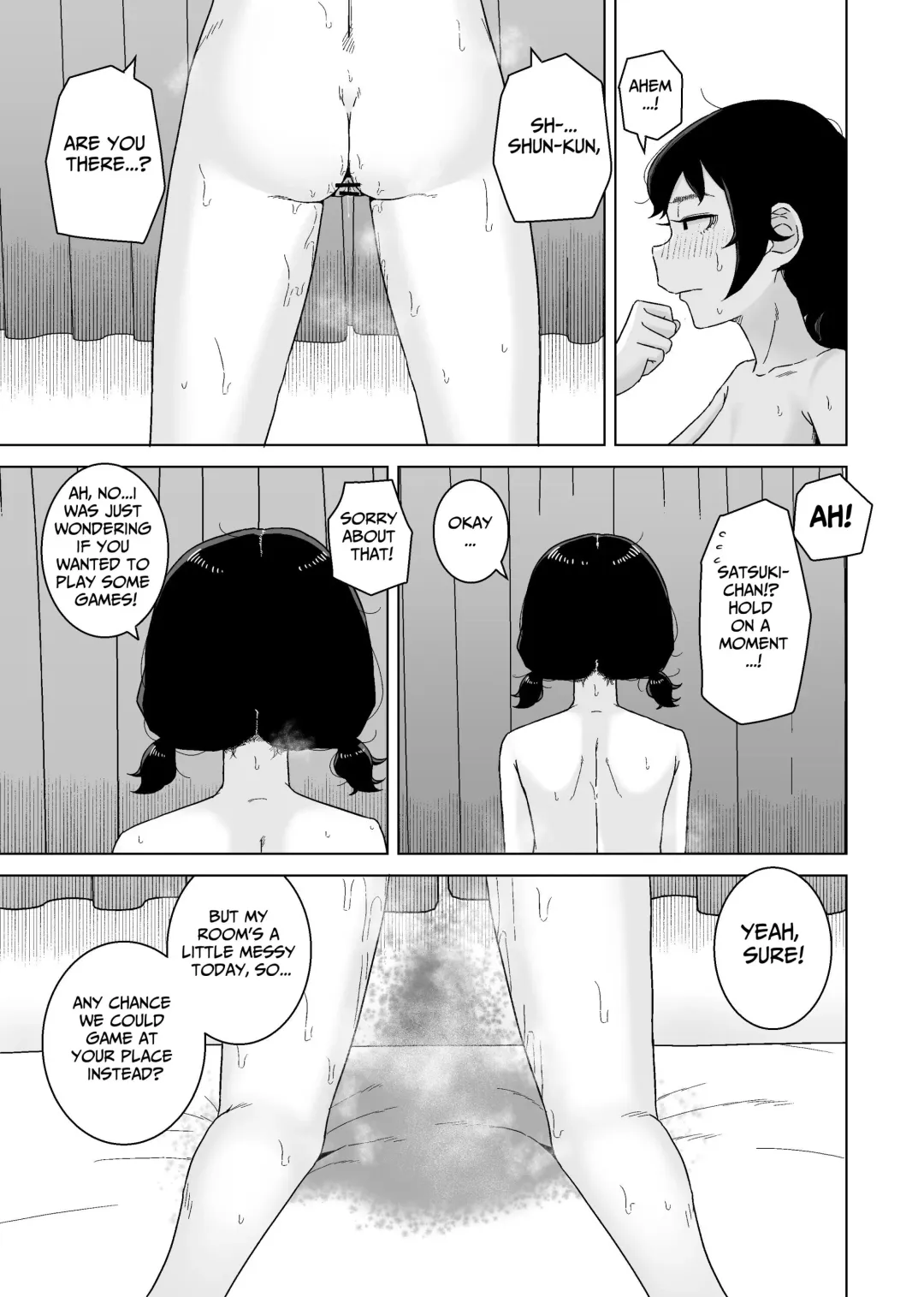 [Hagger] Onanie Izon Jidaraku Joshi wa Shounen no Onanie o Nozokimisuru. | A Masturbation Addicted Slob Girl Peeps on a Boy Jerking Off. Fhentai - Page 31