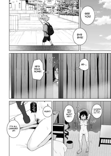 [Hagger] Onanie Izon Jidaraku Joshi wa Shounen no Onanie o Nozokimisuru. | A Masturbation Addicted Slob Girl Peeps on a Boy Jerking Off. Fhentai - Page 24