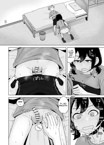 [Hagger] Onanie Izon Jidaraku Joshi wa Shounen no Onanie o Nozokimisuru. | A Masturbation Addicted Slob Girl Peeps on a Boy Jerking Off. Fhentai - Page 40
