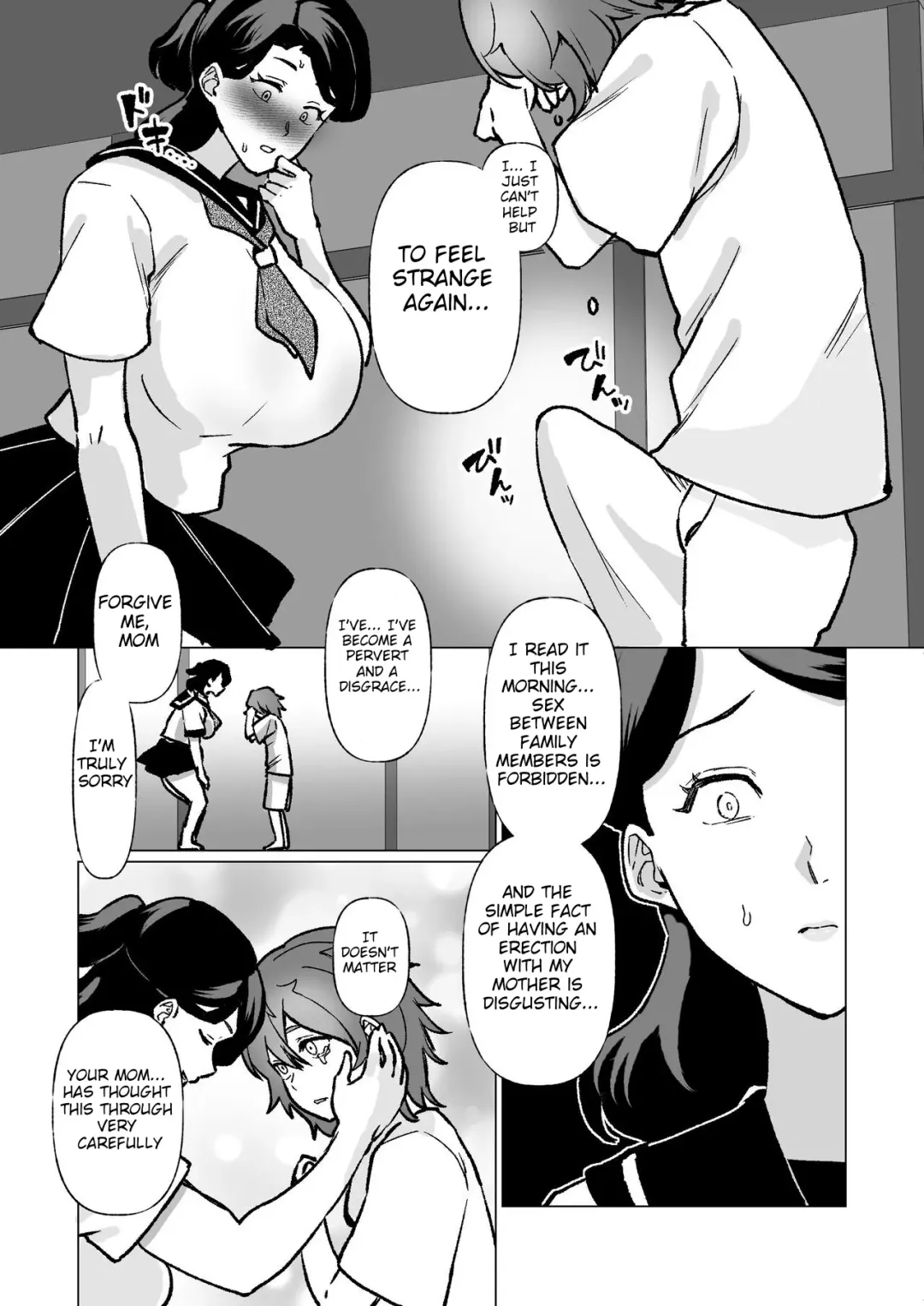 [Katano Chika] -The night I gave myself to my son, at the bus stop- Fhentai - Page 37