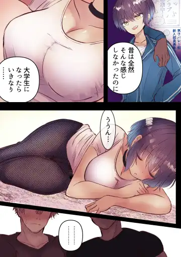 Boyish de Kyonyuu na Kanojo ga Mukashi no Otoko Tomodachi to Nomikai ni Itta Kiri… Fhentai - Page 54