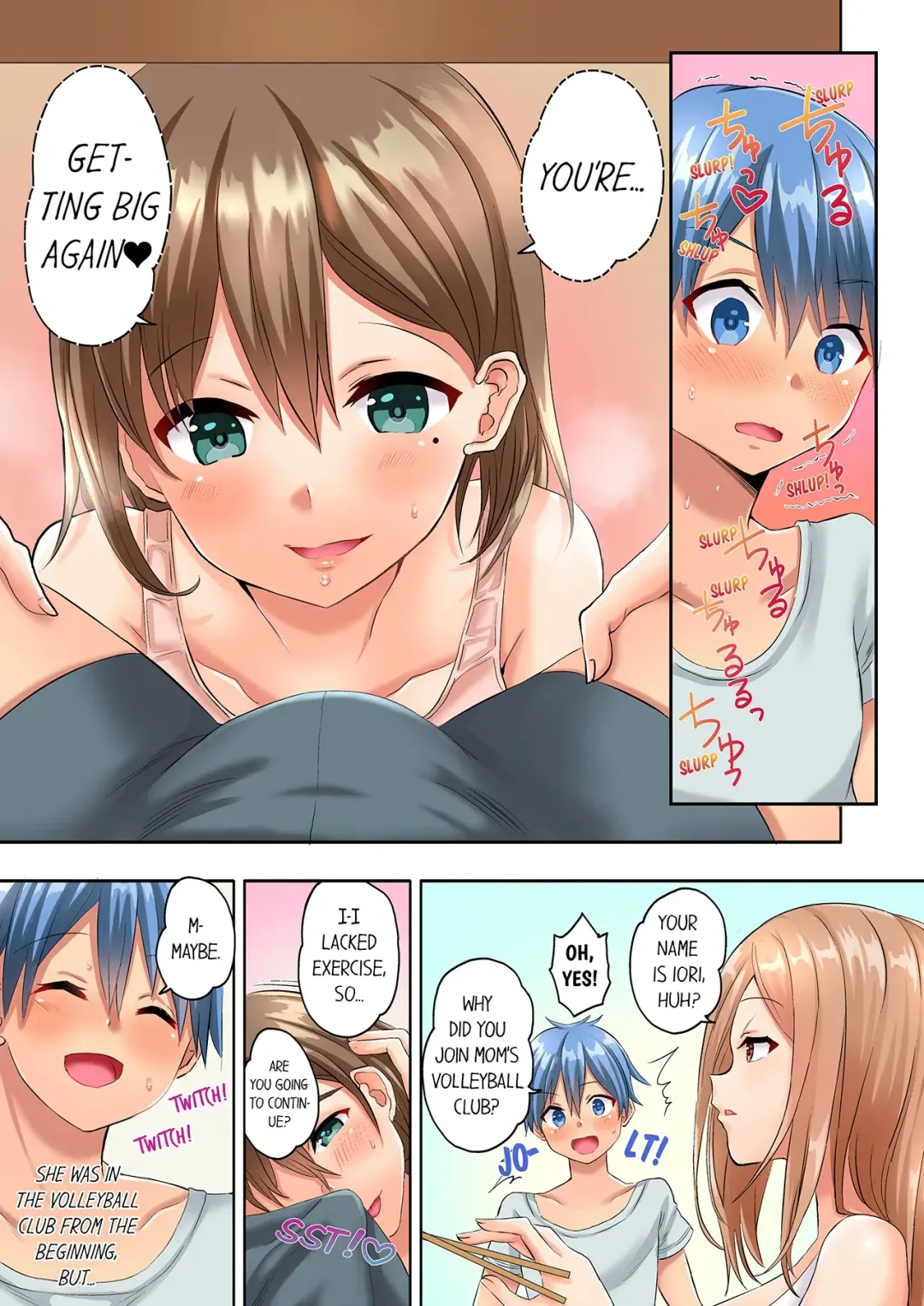 [Kazutaro] Hitozuma Volley-bu no Asedaku SEX ~Shower Abinagara Mitchaku Shichau? 1-4 | Married Women's Volleyball Club Sweaty Sex - We're Being Glued Together While Taking A Shower? 1-4 Fhentai - Page 34