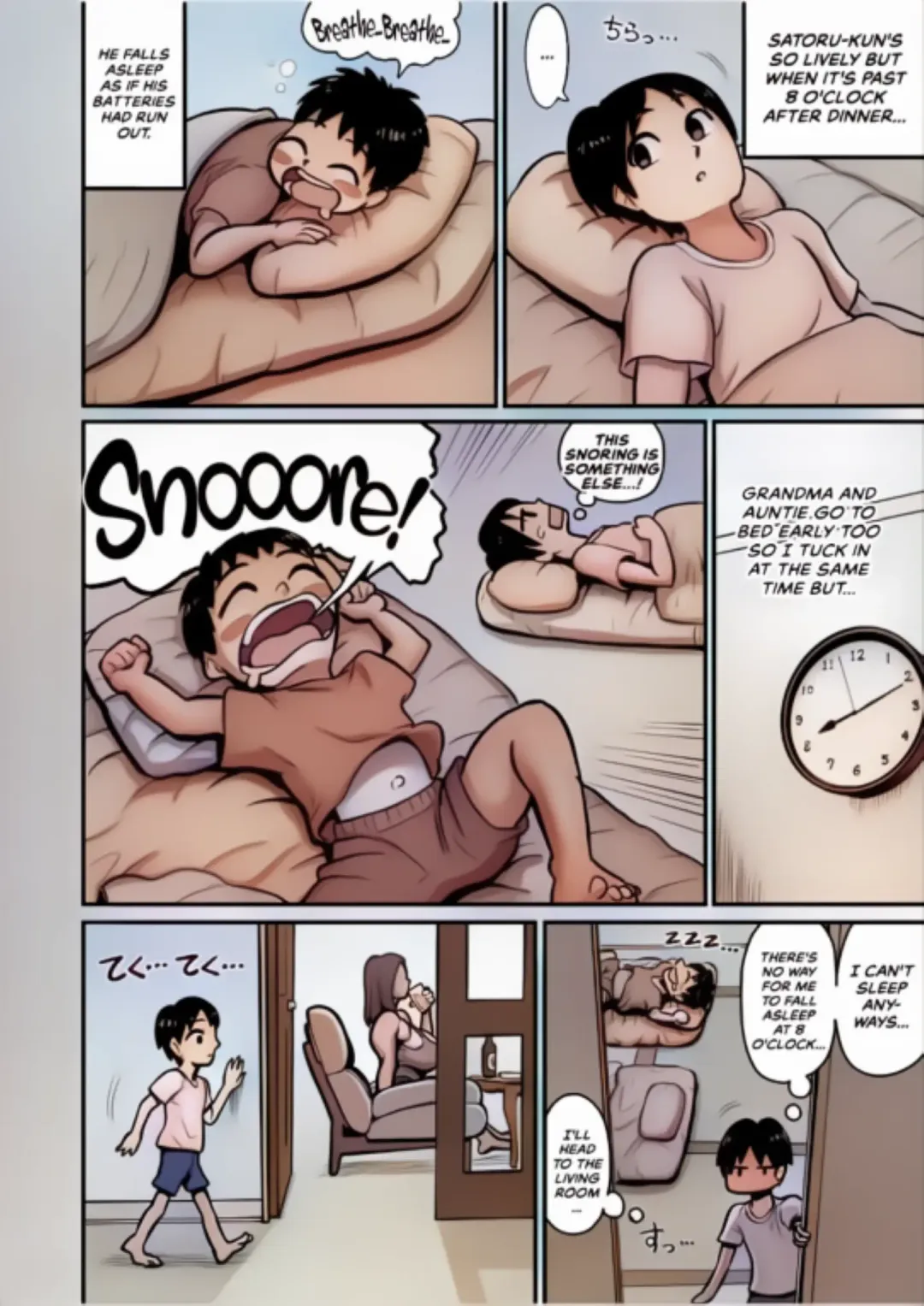 [Azamidon] Extremely Busty Aunt Mates With Relative's Kid Fhentai - Page 5