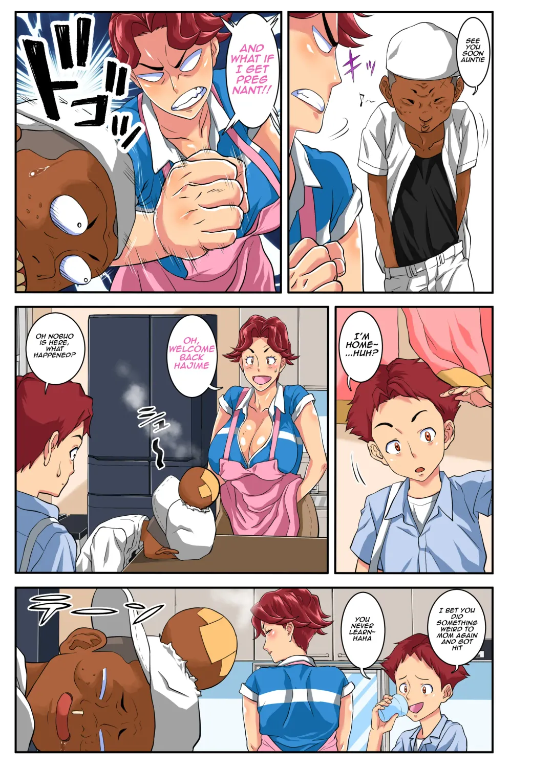 Yoku Genkotsu o Omimai Suru Kusogaki no Chinko ga Otto de wa Toutei Todokanai Oku made Tsuitekite "Choushi ni Norunja Nai yo!" to Iinagara mo Asedaku Koubi ni Ochiru Kimottama Kaa-chan! | Troublesome Boy's Big Dick Penetrates DEEP Fhentai - Page 15