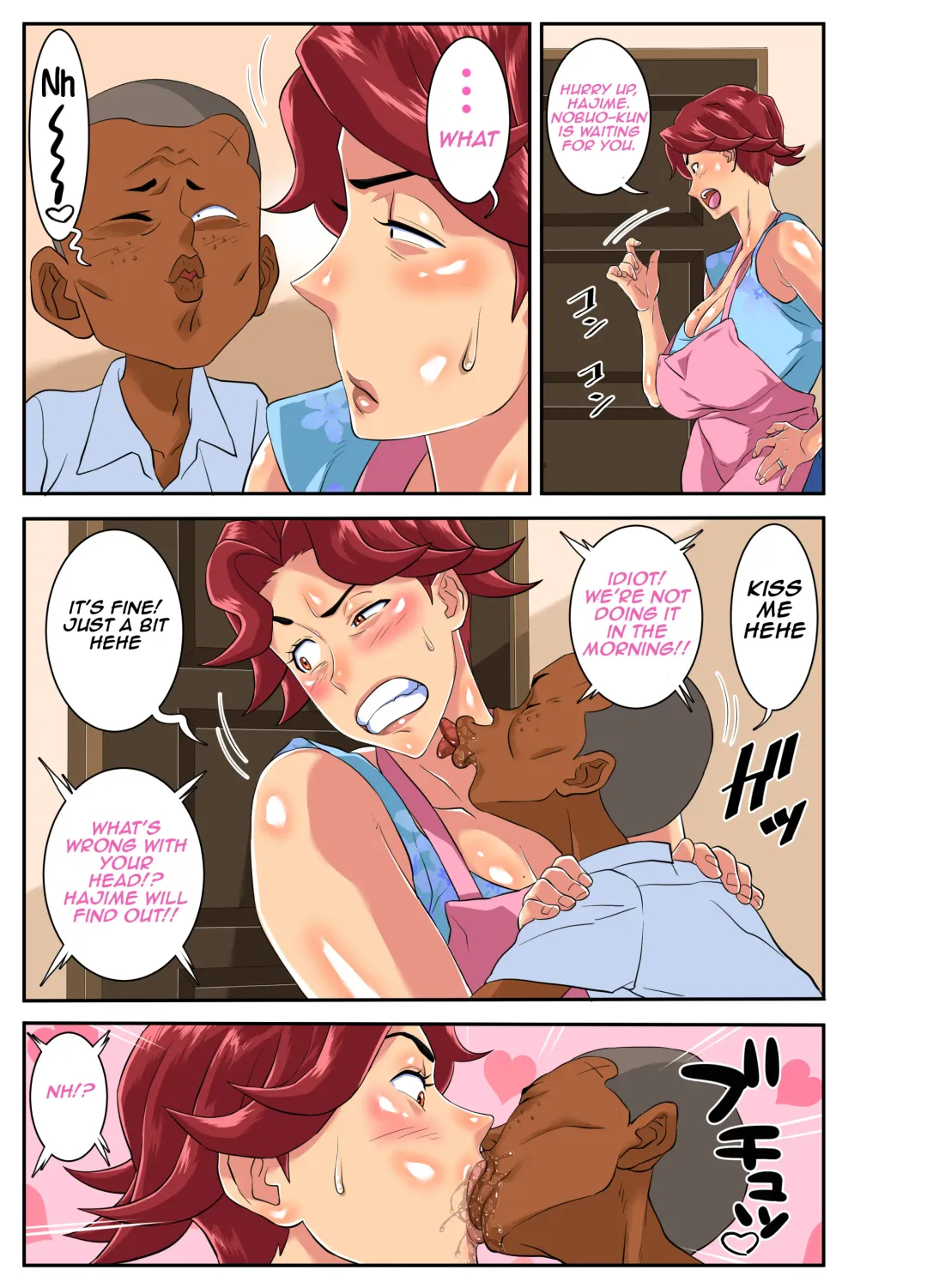 Yoku Genkotsu o Omimai Suru Kusogaki no Chinko ga Otto de wa Toutei Todokanai Oku made Tsuitekite "Choushi ni Norunja Nai yo!" to Iinagara mo Asedaku Koubi ni Ochiru Kimottama Kaa-chan! | Troublesome Boy's Big Dick Penetrates DEEP Fhentai - Page 57