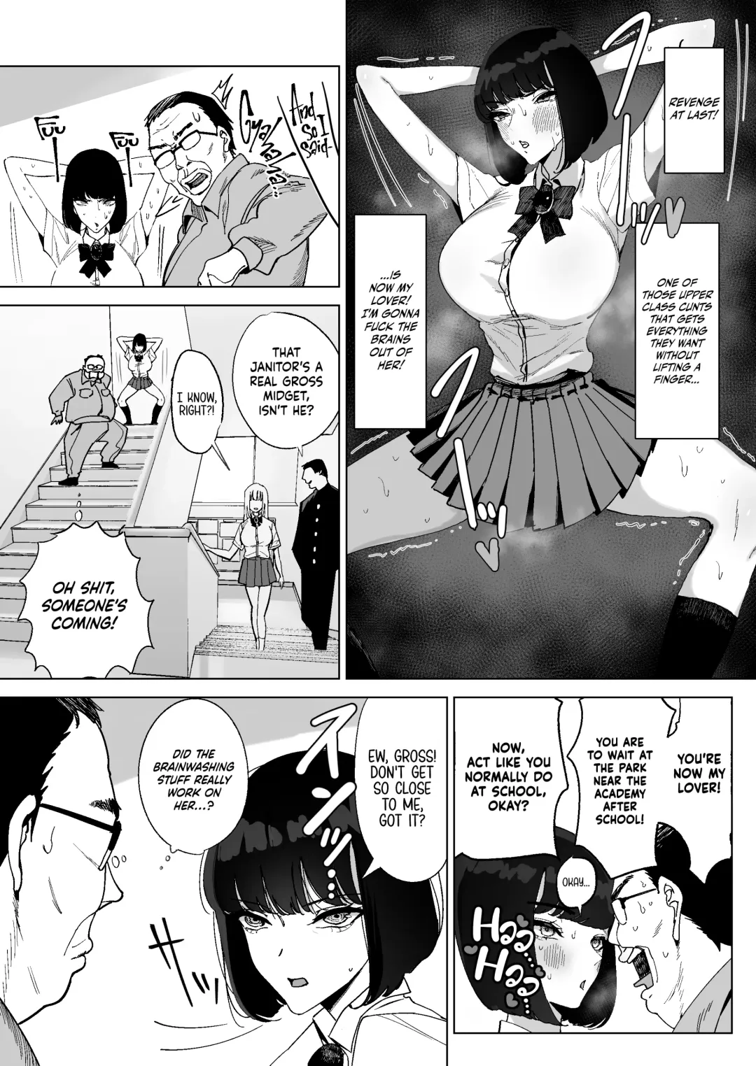 [Fukumoto Masahisa] Reijou Saimin ~Seikaku Kuzu no S-kyuu Ojou-sama o Kimo Oyaji ga Kanzen Shihai~ | High-Class Hypnotism ~ An S-Rank Young Lady With A Horrible Personality Gets Dominated By A Disgusting Old Man~ Fhentai - Page 9