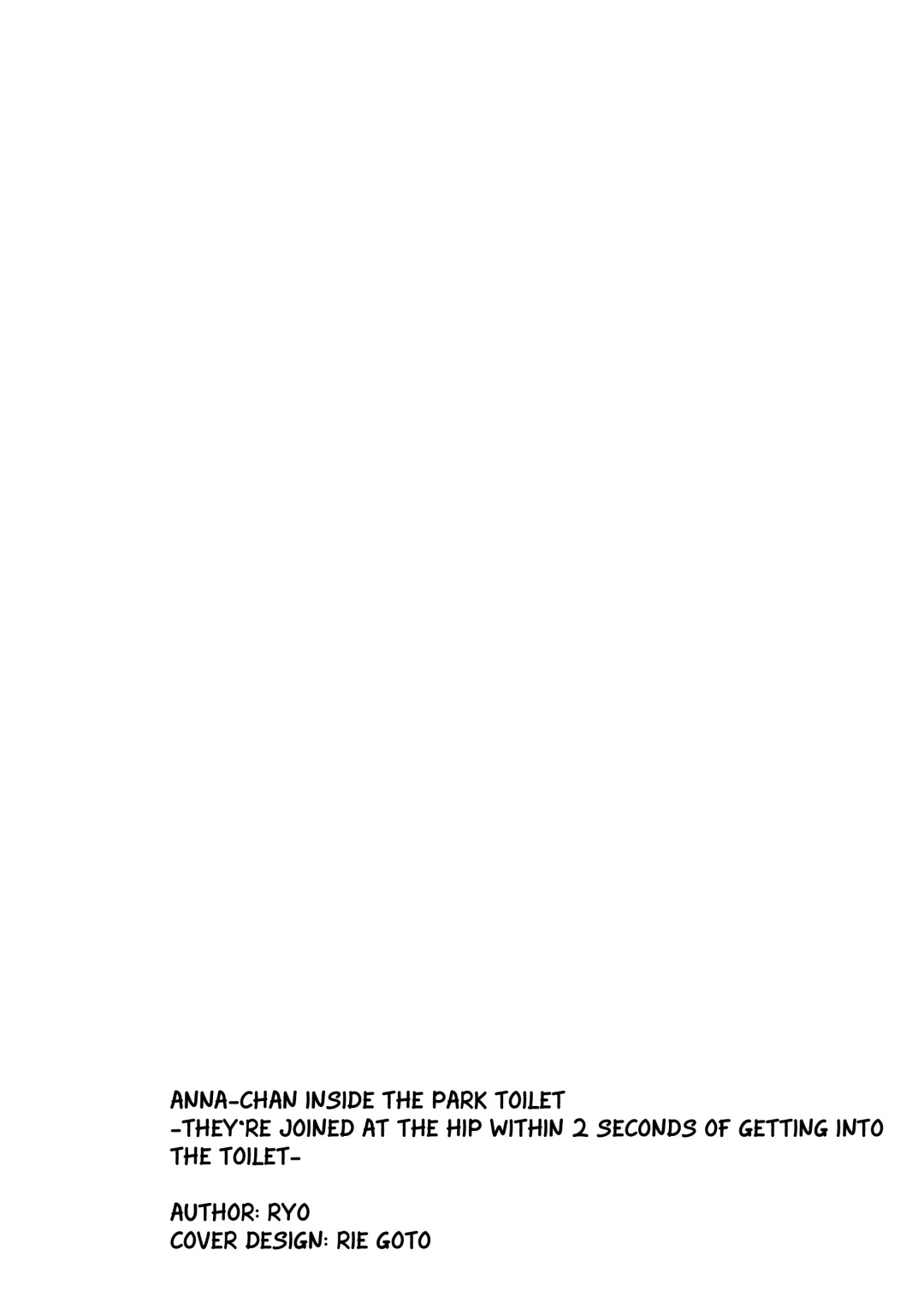 [Ryo] Kouen Toilet no Anna-chan ~Koshitsu Aketara 2-byou de Gattai!?~ Fhentai - Page 2