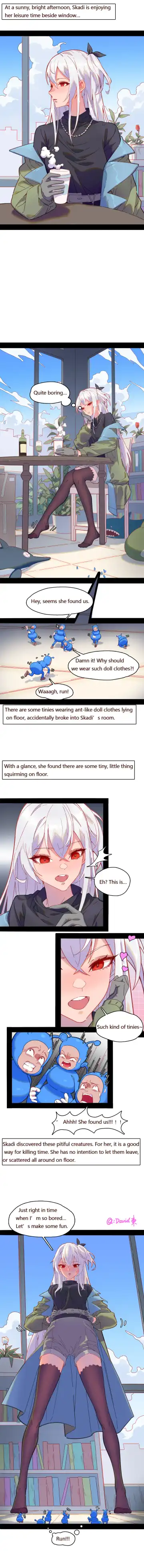 [David Dong] Skadi and Unwelcomed Tiny Guests Fhentai - Page 2