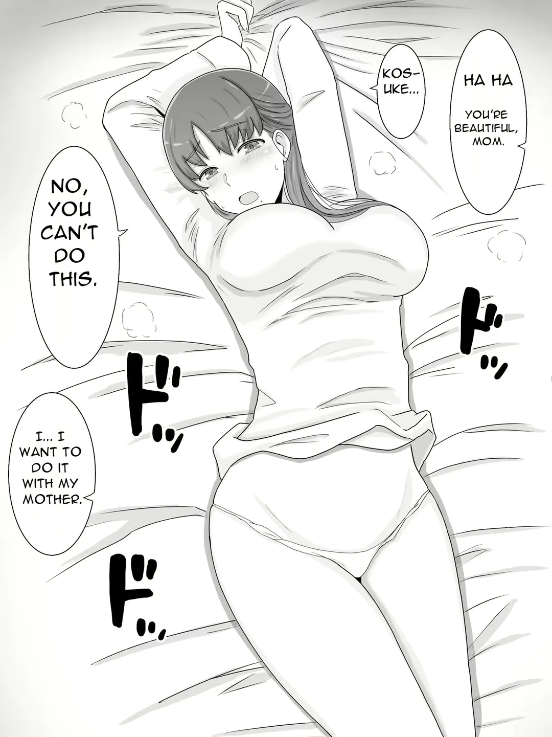 [Saimon K] Kaa-san to Shitai Koto ~ Musuko no Kodane de Haramu Kyonyuu Haha Fhentai - Page 14