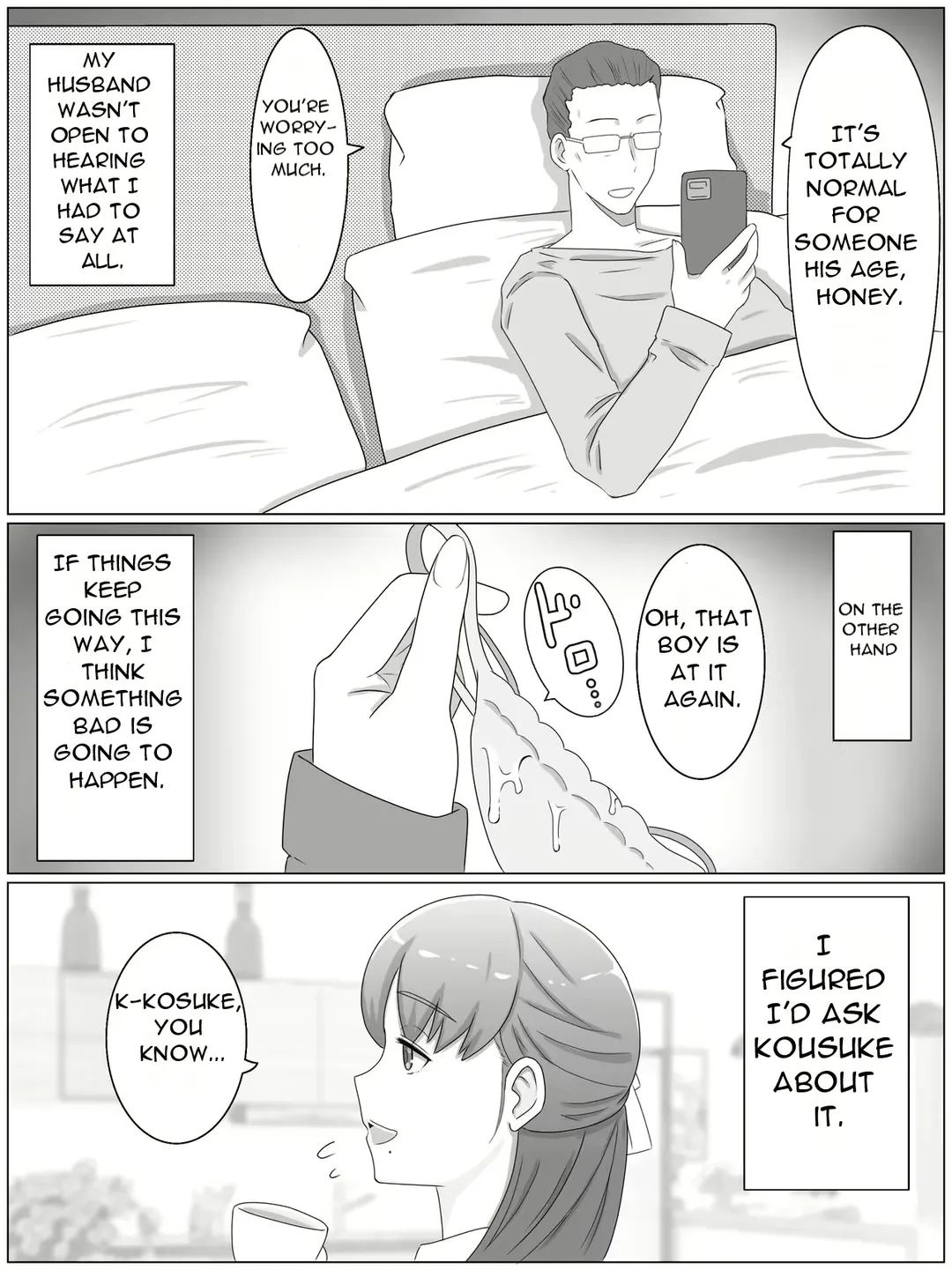 [Saimon K] Kaa-san to Shitai Koto ~ Musuko no Kodane de Haramu Kyonyuu Haha Fhentai - Page 5