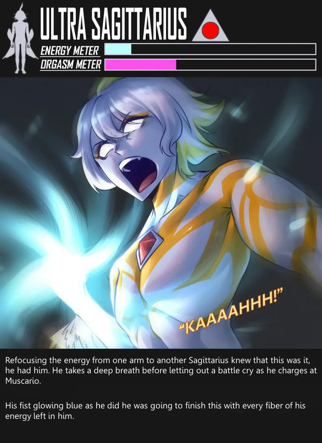 [Arsonicartz] 【ArsonicHawt】Ultra Sagittarius vs Muscario Fhentai - Page 100