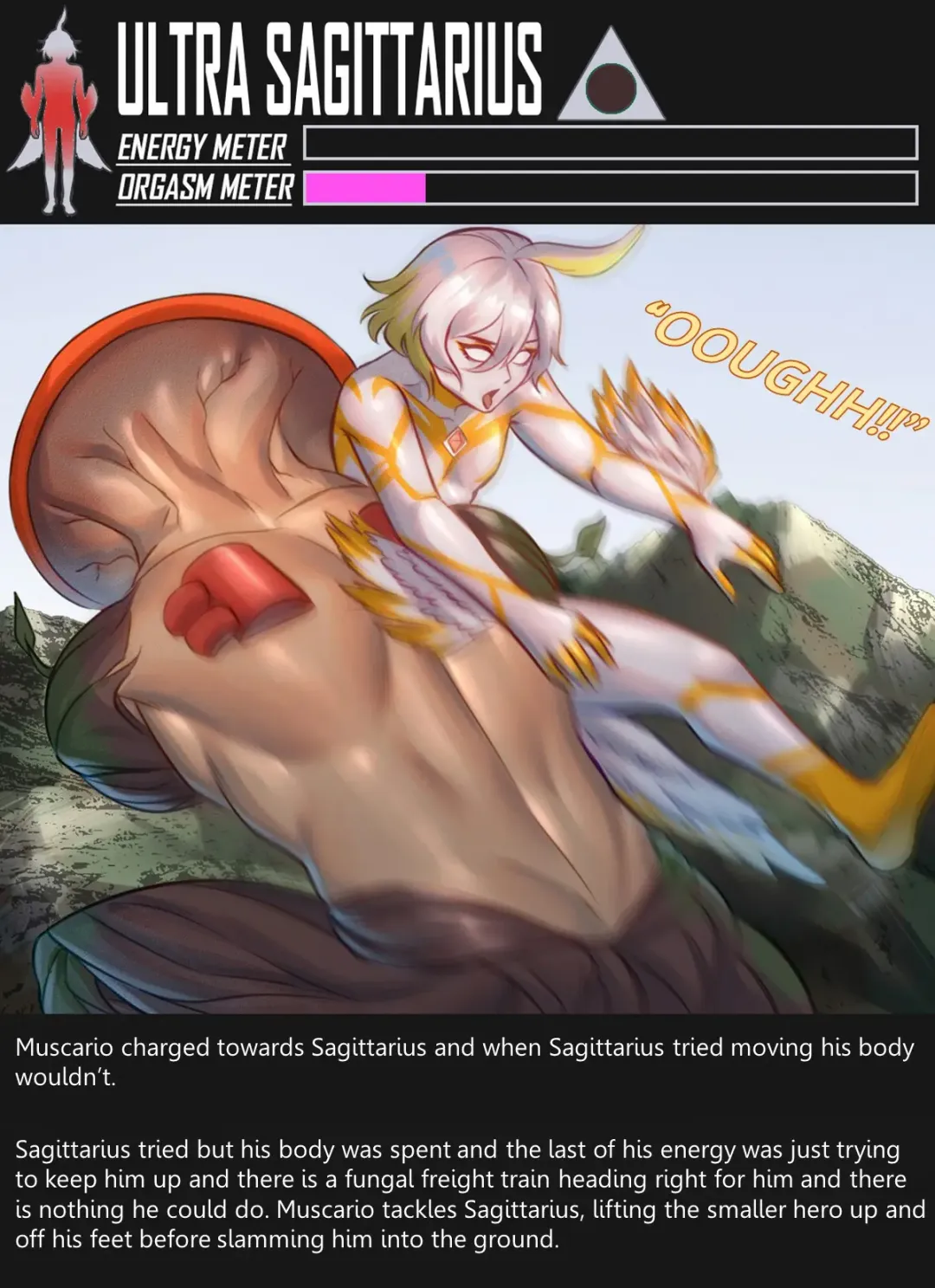 [Arsonicartz] 【ArsonicHawt】Ultra Sagittarius vs Muscario Fhentai - Page 105