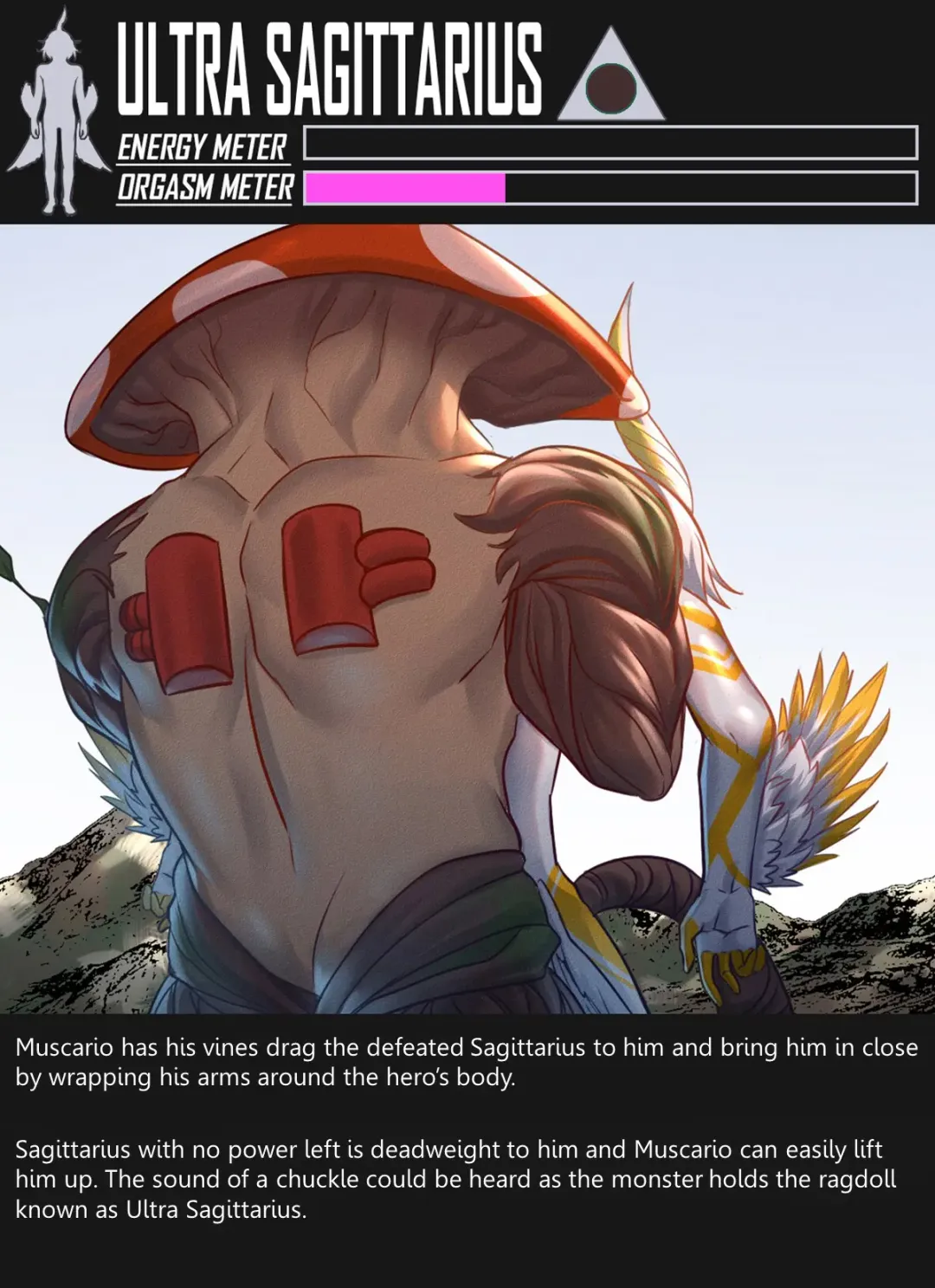 [Arsonicartz] 【ArsonicHawt】Ultra Sagittarius vs Muscario Fhentai - Page 110