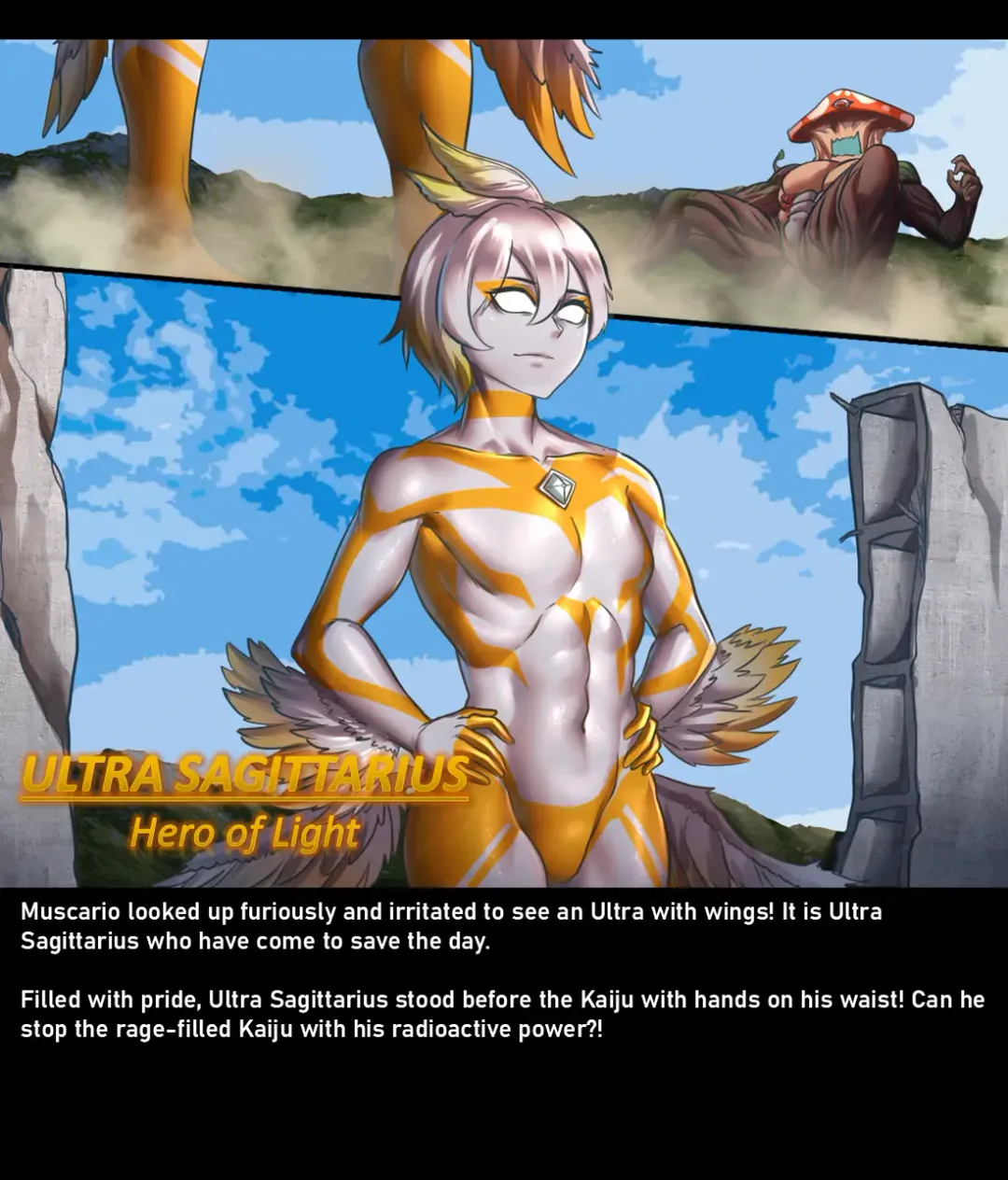 [Arsonicartz] 【ArsonicHawt】Ultra Sagittarius vs Muscario Fhentai - Page 46