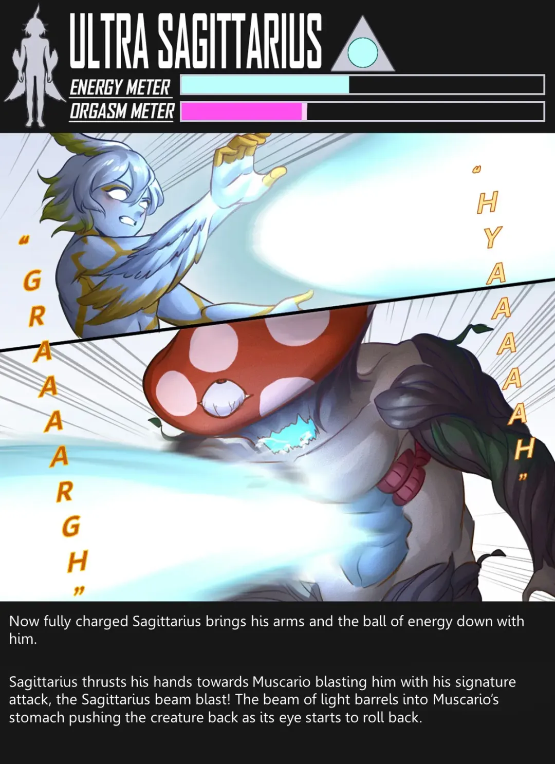 [Arsonicartz] 【ArsonicHawt】Ultra Sagittarius vs Muscario Fhentai - Page 66