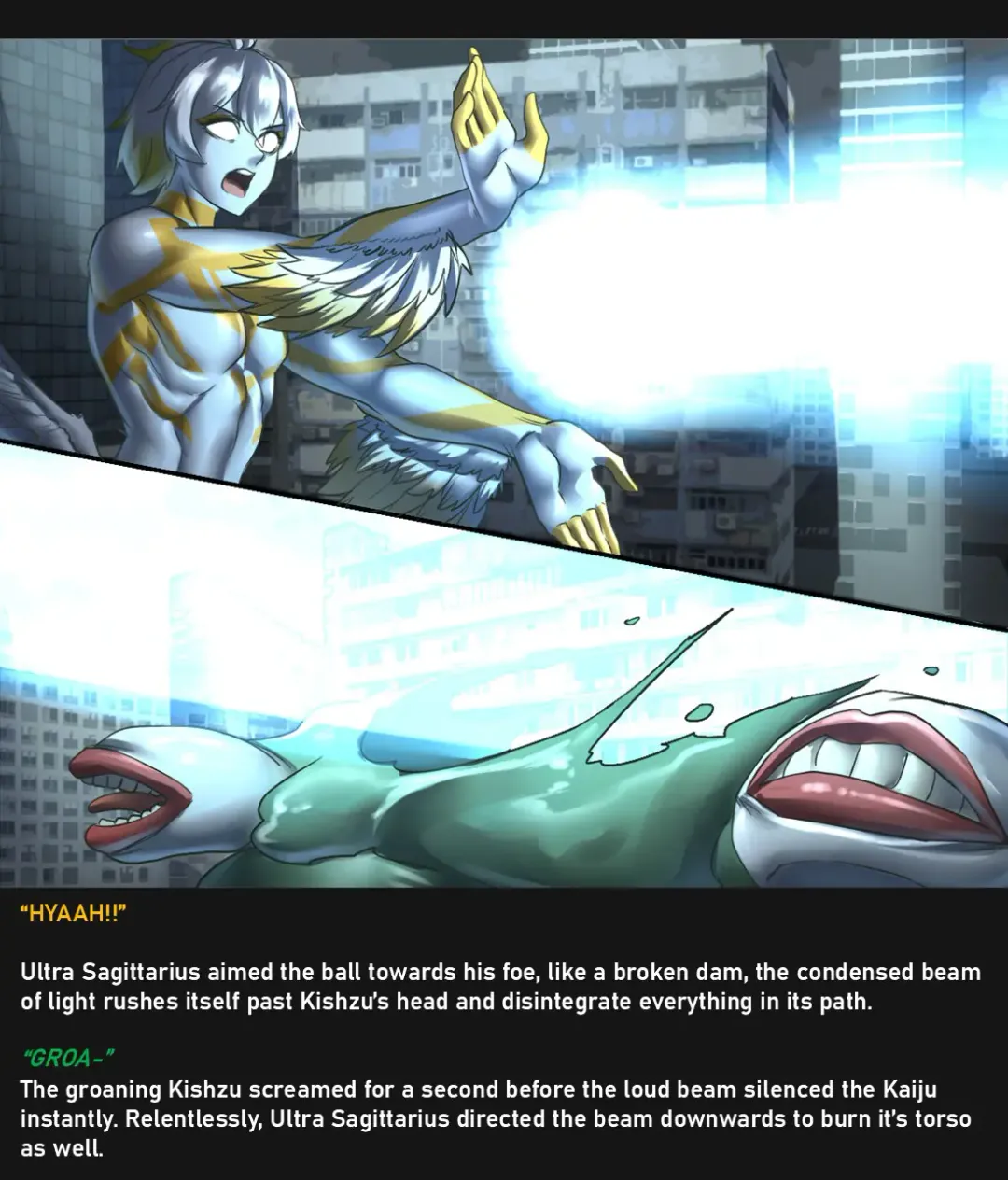 [Arsonicartz] 【ArsonicHawt】Ultra Sagittarius vs Muscario Fhentai - Page 8