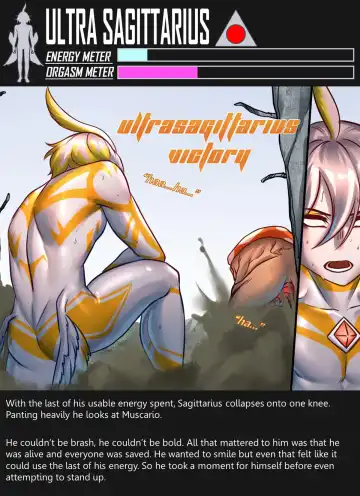 [Arsonicartz] 【ArsonicHawt】Ultra Sagittarius vs Muscario Fhentai - Page 104