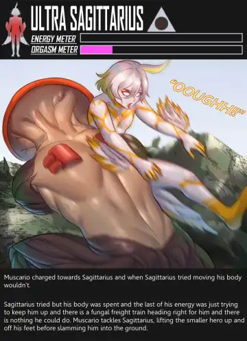 [Arsonicartz] 【ArsonicHawt】Ultra Sagittarius vs Muscario Fhentai - Page 105